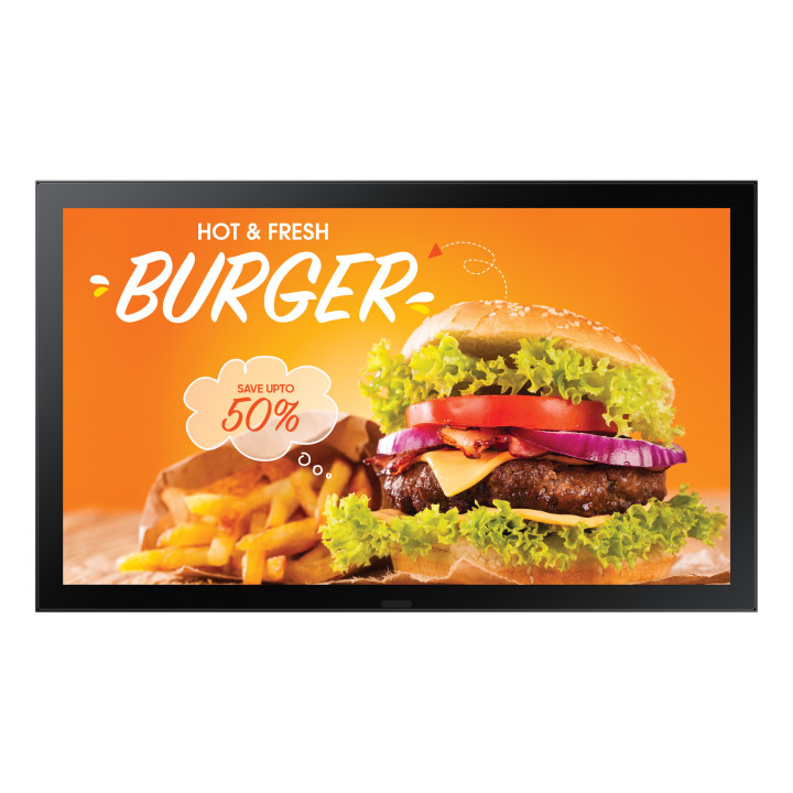Samsung OH24B Écran plat de signalisation numérique 61 cm (24") LCD Wifi 1500 cd/m² Full HD Noir Intégré dans le processeu