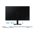 Samsung S60D écran plat de PC 81,3 cm (32") 2560 x 1440 pixels Quad HD LCD Noir