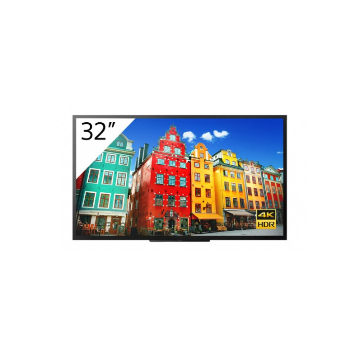 Sony FW-32BZ30J1 Écran d'affichage dynamique Écran plat de signalisation numérique 81,3 cm (32") LCD Wifi 300 cd/m² 4K Ultr