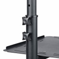 StarTech.com Table Vidéoprojecteur et Ordinateur Portable - Support Projecteur Robuste (2 Étagères max. 10kg chacune) - Ajus