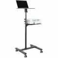 StarTech.com Table Vidéoprojecteur et Ordinateur Portable - Support Projecteur Robuste (2 Étagères max. 10kg chacune) - Ajus