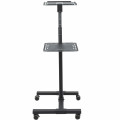 StarTech.com Table Vidéoprojecteur et Ordinateur Portable - Support Projecteur Robuste (2 Étagères max. 10kg chacune) - Ajus