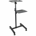StarTech.com Table Vidéoprojecteur et Ordinateur Portable - Support Projecteur Robuste (2 Étagères max. 10kg chacune) - Ajus