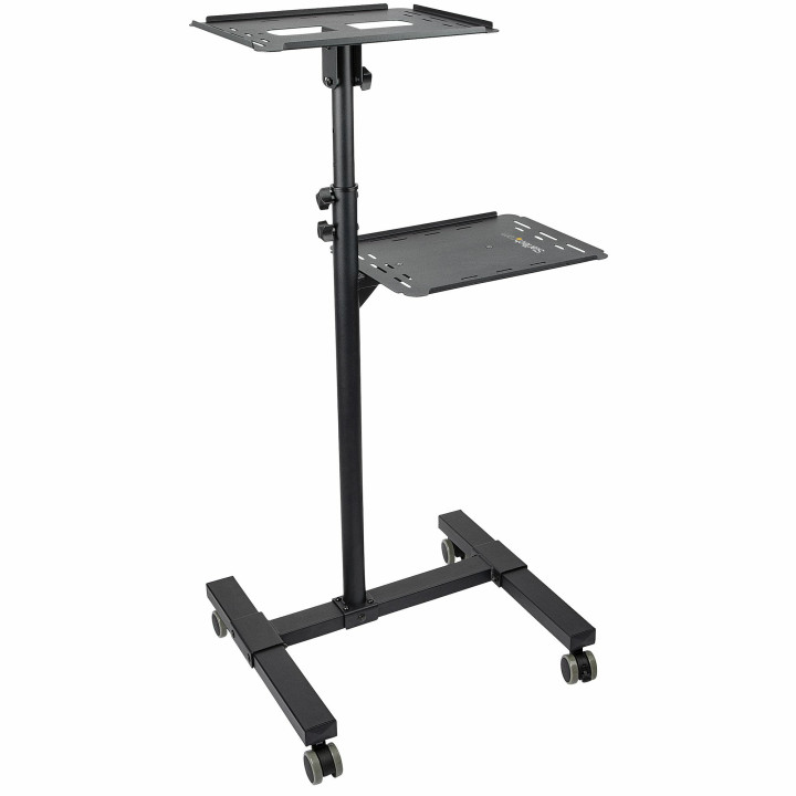 StarTech.com Table Vidéoprojecteur et Ordinateur Portable - Support Projecteur Robuste (2 Étagères max. 10kg chacune) - Ajus