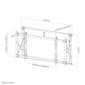 Neomounts LED-VW1750BLACK Support mural pour mur d'images 32-55" - extraire - max 35 kg
