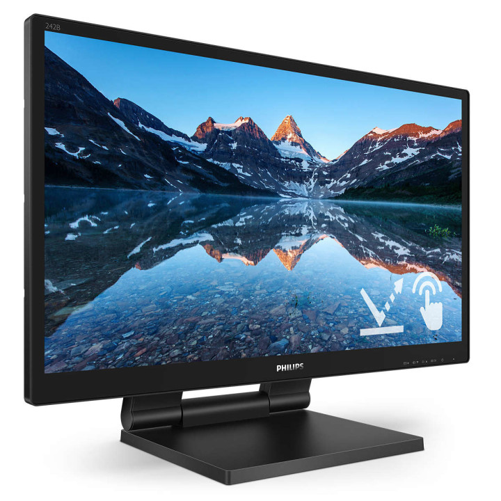 Philips 242B9TL/00 écran plat de PC 60,5 cm (23.8") 1920 x 1080 pixels Full HD LCD Écran tactile Noir