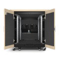 APC NetShelter - Rack informatique insonorisé - 12U - Finition Erable