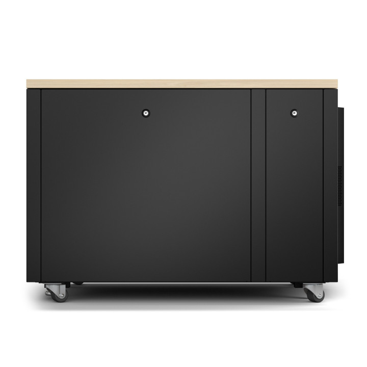 APC NetShelter - Rack informatique insonorisé - 12U - Finition Erable