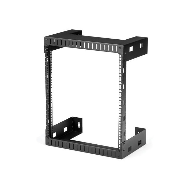 StarTech.com Rack Réseau Mural 12U à 2 Montants, Rack Serveur 19" à Cadre Ouvert, Profondeur 12", Rack de Données Mural pou