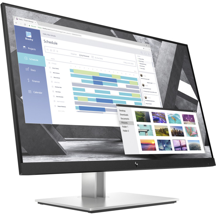 HP E-Series E27q G4 QHD computer monitor 68.6 cm (27") 2560 x 1440 pixels Quad HD Black