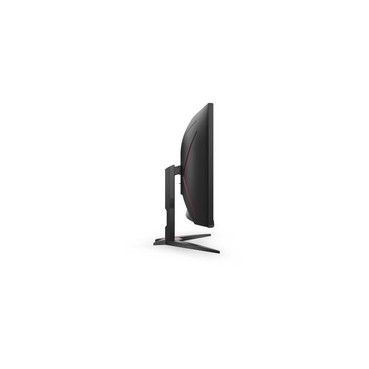 AOC G2 CU34G2XE/BK LED display 86,4 cm (34") 3440 x 1440 pixels Wide Quad HD LCD Noir, Rouge