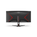 AOC G2 CU34G2XE/BK LED display 86,4 cm (34") 3440 x 1440 pixels Wide Quad HD LCD Noir, Rouge