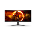 AOC G2 CU34G2XE/BK LED display 86,4 cm (34") 3440 x 1440 pixels Wide Quad HD LCD Noir, Rouge