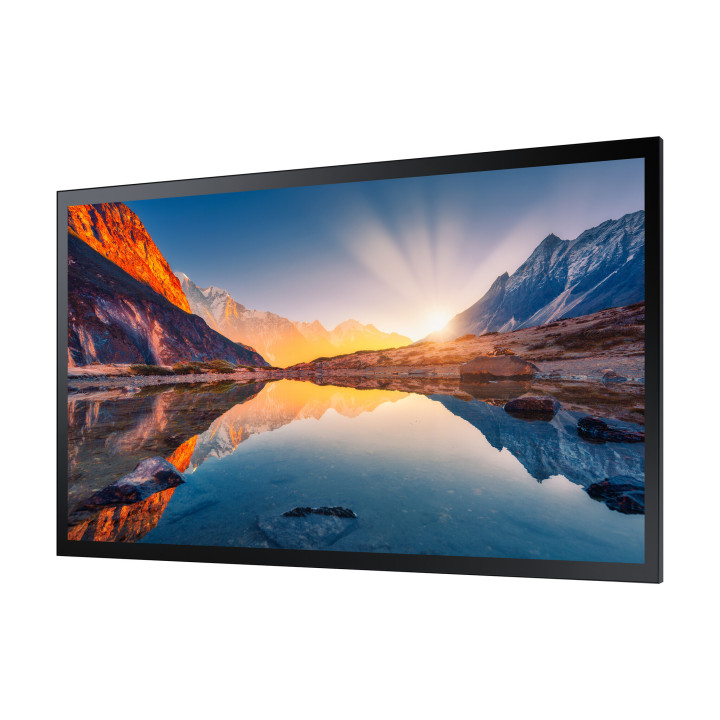 Samsung QM32R-T Écran plat de signalisation numérique 81,3 cm (32") LCD Wifi 400 cd/m² Full HD Noir Écran tactile Tizen 4.0