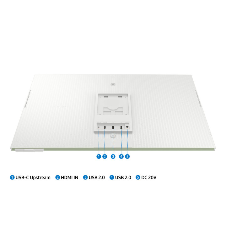 Samsung M80C écran plat de PC 81,3 cm (32") 3840 x 2160 pixels 4K Ultra HD LCD Vert