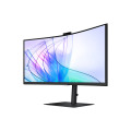 Samsung S65VC écran plat de PC 86,4 cm (34") 3440 x 1440 pixels UltraWide Quad HD LCD Noir