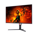 AOC G3 U32G3X/BK LED display 80 cm (31.5") 3840 x 2160 pixels 4K Ultra HD Noir, Rouge