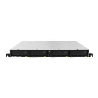 Overland-Tandberg O-T RDX QuikStation 4 RM, 4 baies, 4 x 1 Go Ethernet, baie de lecteur amovible, montage en rack 1U