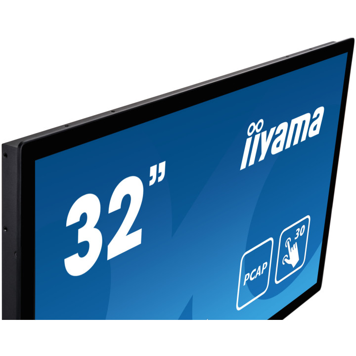iiyama ProLite TF3215MC-B2 écran plat de PC 81,3 cm (32") 1920 x 1080 pixels Full HD LED Écran tactile Kiosque Noir