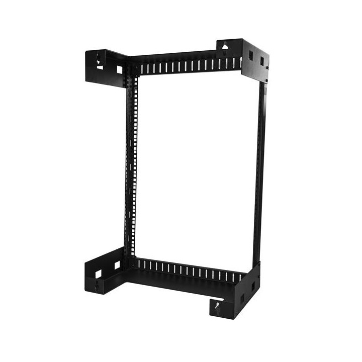 StarTech.com Rack Réseau Mural 15U à 2 Montants, Rack Serveur 19" à Cadre Ouvert, Profondeur 12", Rack de Données Mural pou