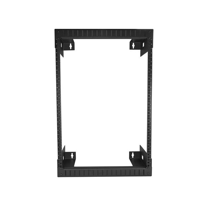 StarTech.com Rack Réseau Mural 15U à 2 Montants, Rack Serveur 19" à Cadre Ouvert, Profondeur 12", Rack de Données Mural pou