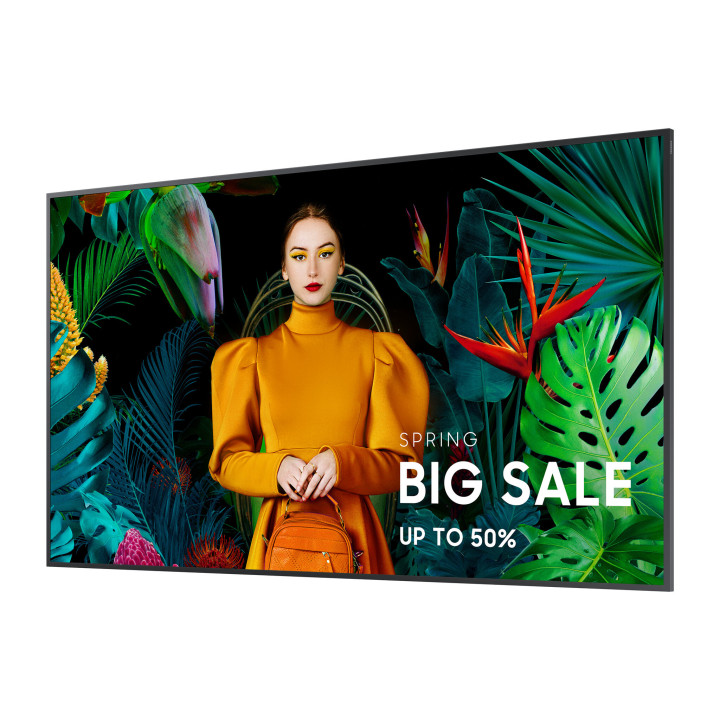 Samsung QH43C Écran plat de signalisation numérique 109,2 cm (43") LCD Wifi 700 cd/m² 4K Ultra HD Noir Intégré dans le pro