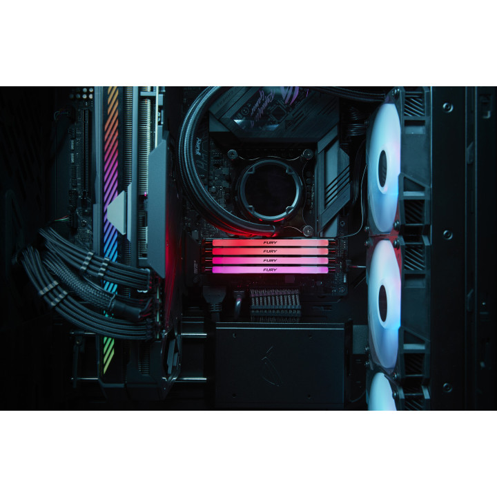 Kingston Technology FURY 48 Go 6400 MT/s DDR5 CL32 DIMM (Kits de 2) Renegade RGB XMP