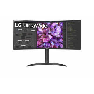 LG 34WQ75C-B écran plat de PC 86,4 cm (34") 3440 x 1440 pixels Quad HD LCD Noir