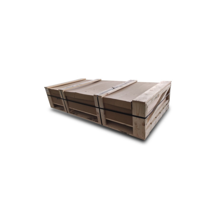 APC FlatPack EasyRack 600mm/42U/1000mm avec toit, panneau latéral, roulettes, noir
