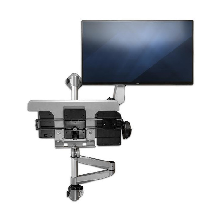StarTech.com Poste de travail ergonomique réglable en hauteur à montage mural - 1 écran