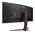 AOC G2 CU34G2/BK LED display 86,4 cm (34") 3440 x 1440 pixels Quad HD Noir, Rouge