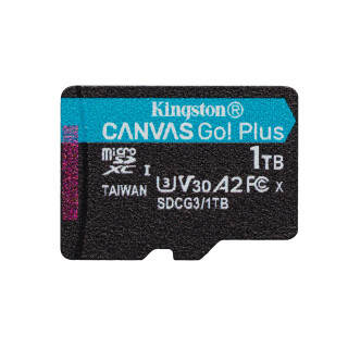 Kingston Technology Canvas Go! Plus Carte microSDXC Canvas Go Plus 170R A2 U3 V30 de 1 To sans ADP