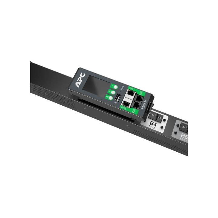 APC NetShelter Rack PDU Advanced, Contrôlé, 3PH, 22,1kW 400V 32A ou 17,3kW 415V 30A, 48 Prises, CEI309