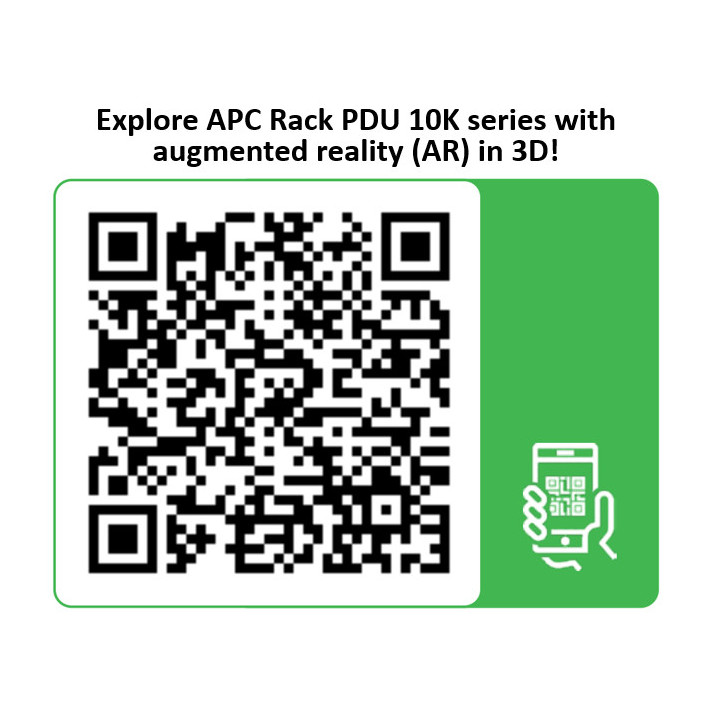 APC NetShelter Rack PDU Advanced, Contrôlé, 3PH, 22,1kW 400V 32A ou 17,3kW 415V 30A, 48 Prises, CEI309