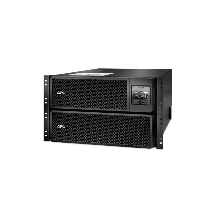 APC Smart-UPS On-Line SRT10KRMXLI - 10 kW/VA, 6x C13 + 4x C19 + sortie monophasée câblée, montable en rack, NMC intégré