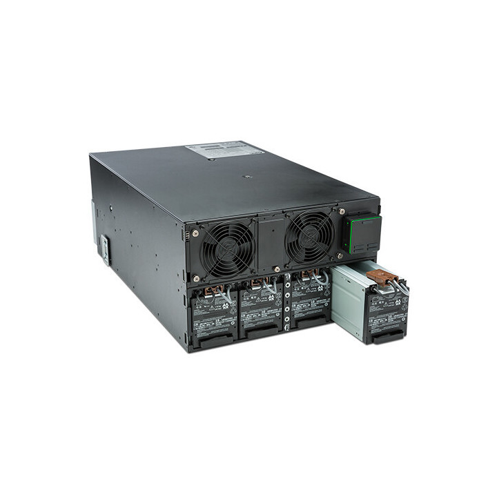 APC Smart-UPS On-Line SRT10KRMXLI - 10 kW/VA, 6x C13 + 4x C19 + sortie monophasée câblée, montable en rack, NMC intégré