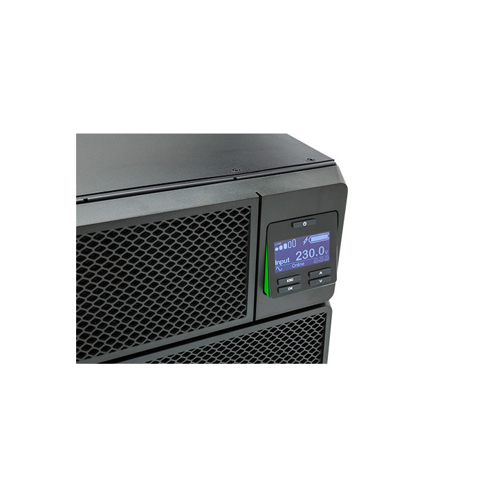 APC Smart-UPS On-Line SRT10KRMXLI - 10 kW/VA, 6x C13 + 4x C19 + sortie monophasée câblée, montable en rack, NMC intégré