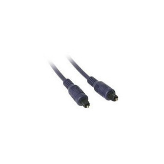 C2G 0.5m Velocity Toslink Optical Digital Cable câble audio 0,5 m Noir