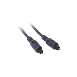 C2G 0.5m Velocity Toslink Optical Digital Cable câble audio 0,5 m Noir