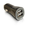 C2G Chargeur voiture intelligent USB 2 ports. sortie 2,4 A
