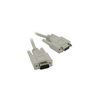 C2G 2m HD15 M/F SVGA Cable câble VGA VGA (D-Sub) Gris