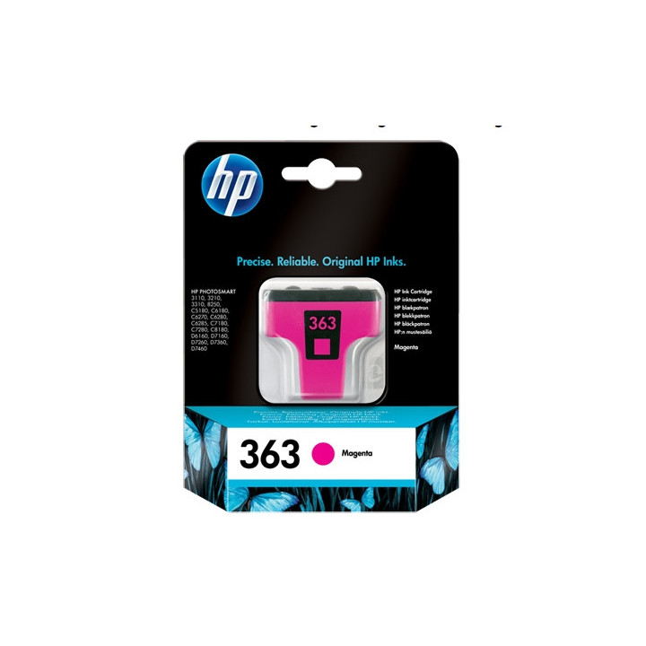 HP 363 cartouche d'encre 1 pièce(s) Original Rendement standard Photo magenta