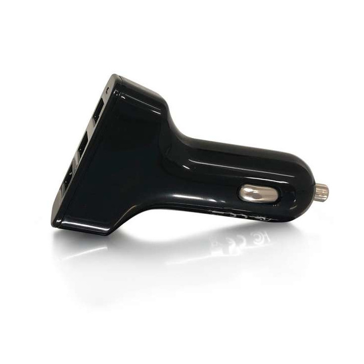C2G Chargeur voiture intelligent USB 3 ports. sortie 4,8A