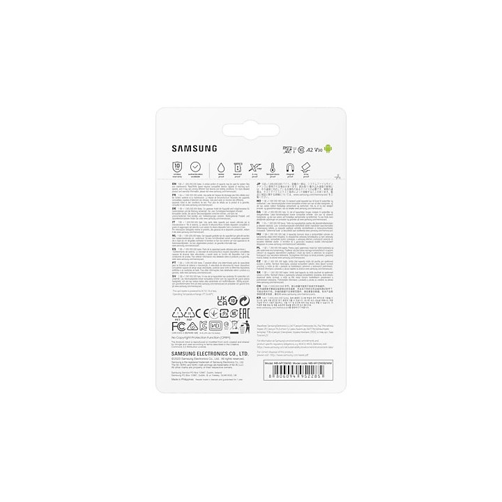 Samsung MB-MY256SB/WW mémoire flash 256 Go MicroSDXC UHS-I