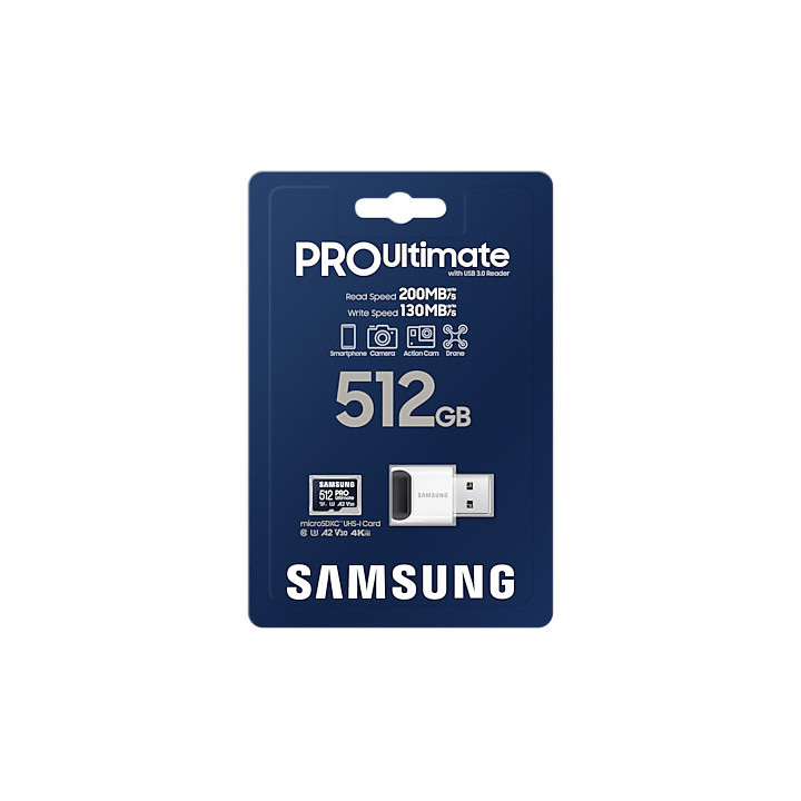 Samsung MB-MY512SB/WW mémoire flash 512 Go MicroSDXC UHS-I