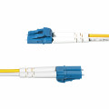 StarTech.com Câble Fibre Optique de 1m Duplex Monomode LC à LC (UPC) OS2, 9/125µm, 100G, Cordon Fibre Optique, Insensible à