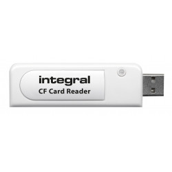 Integral INCRCF lecteur de carte mémoire USB 2.0 Blanc