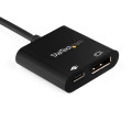 StarTech.com Adaptateur USB-C vers DisplayPort avec Power Delivery - Convertisseur Vidéo 8K 60Hz /4K 120Hz USB Type C vers DP 