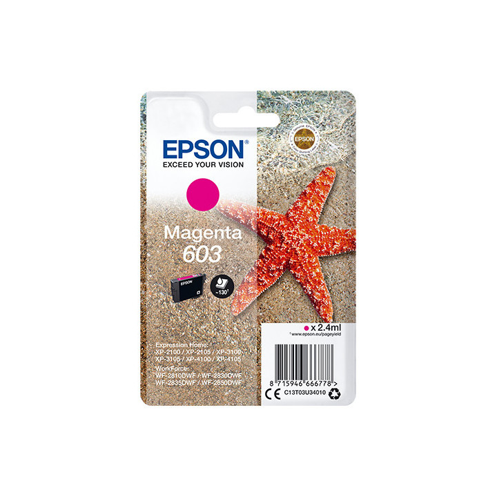 Epson Singlepack Magenta 603 Ink
