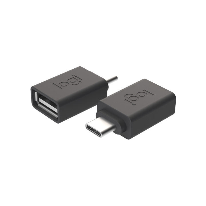 Logitech 956-000005 changeur de genre de câble USB C USB A Graphite